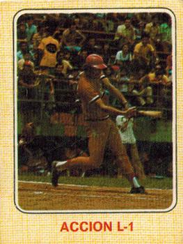 1974-75 Venezuelan Winter League Stickers #NNO Accion L-1 Front