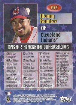 2000 Topps - Limited All-Star Rookie Team #RT5 Manny Ramirez  Back