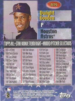 2000 Topps - Limited All-Star Rookie Team #RT9 Dwight Gooden  Back