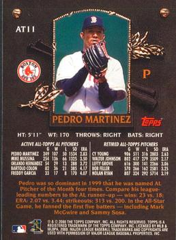 2000 Topps - Limited All-Topps #AT11 Pedro Martinez  Back
