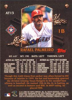 2000 Topps - Limited All-Topps #AT13 Rafael Palmeiro  Back