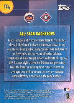 2000 Topps - Limited Combos #TC4 All-Star Backstops (Mike Piazza / Ivan Rodriguez)  Back