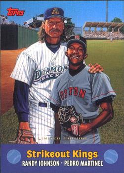 2000 Topps - Limited Combos #TC7 Strikeout Kings (Randy Johnson / Pedro Martinez)  Front