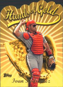 2000 Topps - Limited Hands of Gold #HG2 Ivan Rodriguez  Front
