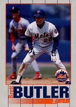 1995 Kahn's New York Mets #NNO Brett Butler Front