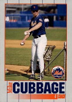 1995 Kahn's New York Mets #NNO Mike Cubbage Front