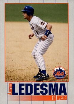 1995 Kahn's New York Mets #NNO Aaron Ledesma Front
