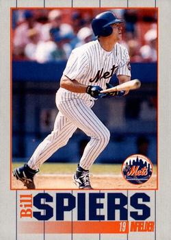 1995 Kahn's New York Mets #NNO Bill Spiers Front