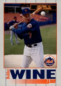 1995 Kahn's New York Mets #NNO Bobby Wine Front