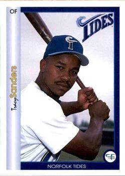 1995 All Sport Norfolk Tides #26 Tracy Sanders Front