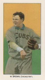 1988 Card Collectors 1909-11 T206 (Reprint) #NNO Mordecai Brown Front