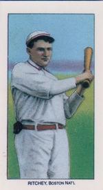 1988 Card Collectors 1909-11 T206 (Reprint) #NNO Claude Ritchey Front