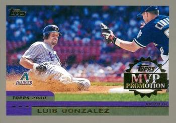 2000 Topps - MVP Promotion #NNO Luis Gonzalez  Front
