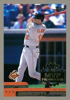 2000 Topps - MVP Promotion #NNO Will Clark Front