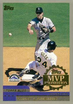 2000 Topps - MVP Promotion #NNO Mike Lansing  Front