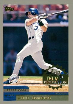 2000 Topps - MVP Promotion #NNO Eric Owens  Front