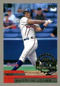 2000 Topps - MVP Promotion #NNO Andruw Jones  Front