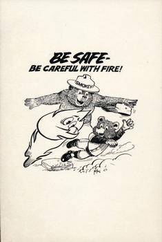 1987 Smokey Bear 38th Annual Fresno Hot Stove Dinner #NNO Steve Sax Back