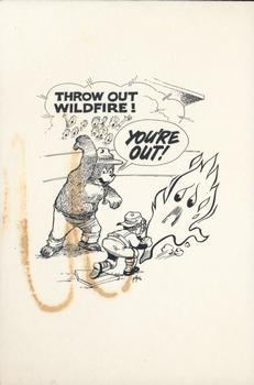 1987 Smokey Bear 38th Annual Fresno Hot Stove Dinner #NNO Ron Robinson Back