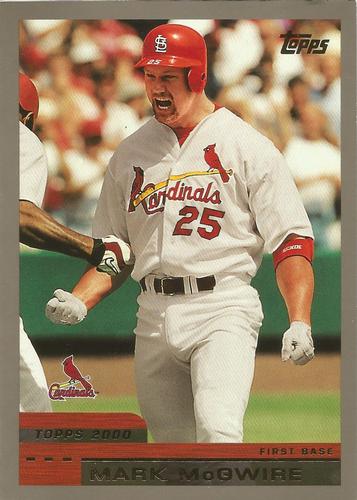 2000 Topps - Oversize Series 1 #1 Mark McGwire Front