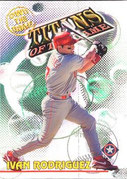 2000 Topps - Own the Game #OTG23 Ivan Rodriguez Front