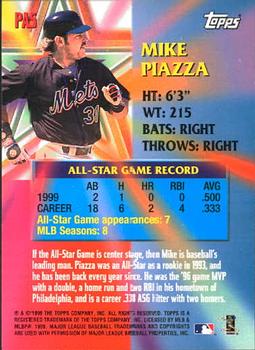 2000 Topps - Perennial All-Stars #PA5 Mike Piazza Back