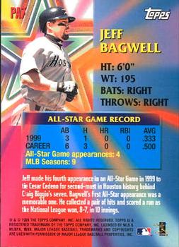 2000 Topps - Perennial All-Stars #PA7 Jeff Bagwell Back
