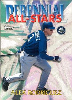 2000 Topps - Perennial All-Stars #PA9 Alex Rodriguez Front