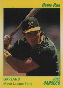 1991 Star Home Run #1 Jose Canseco Front
