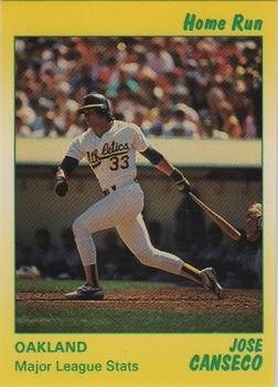 1991 Star Home Run #2 Jose Canseco Front