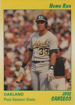 1991 Star Home Run #3 Jose Canseco Front