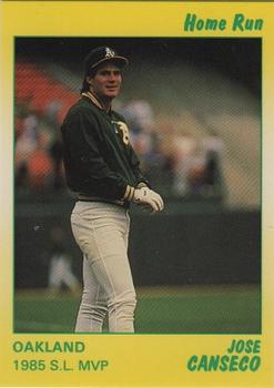 1991 Star Home Run #5 Jose Canseco Front