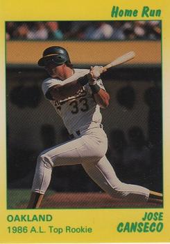 1991 Star Home Run #6 Jose Canseco Front