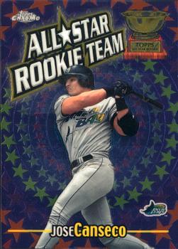 2000 Topps Chrome - All-Star Rookie Team #RT6 Jose Canseco  Front