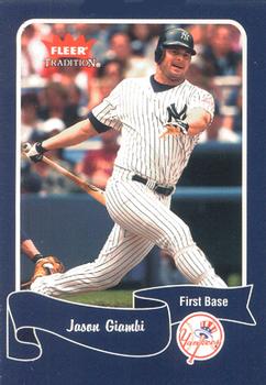 2004 Fleer Tradition Daily News New York Yankees #1 Jason Giambi Front