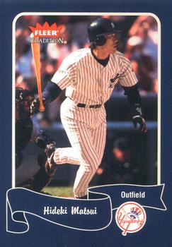2004 Fleer Tradition Daily News New York Yankees #2 Hideki Matsui Front