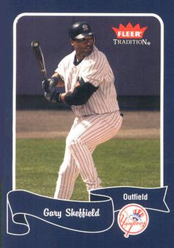 2004 Fleer Tradition Daily News New York Yankees #4 Gary Sheffield Front