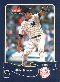 2004 Fleer Tradition Daily News New York Yankees #9 Mike Mussina Front