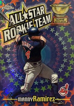 2000 Topps Chrome - All-Star Rookie Team Refractors #RT5 Manny Ramirez  Front
