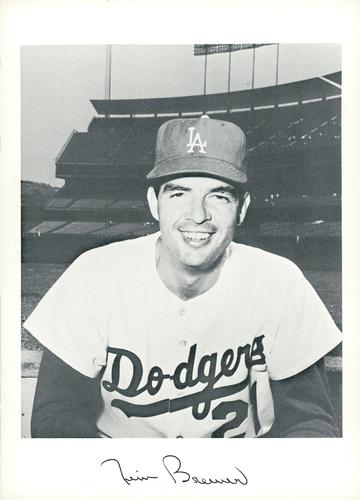 1969 Danny Goodman Los Angeles Dodgers Set C #NNO Jim Brewer Front