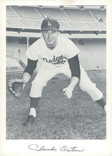 1969 Danny Goodman Los Angeles Dodgers Set C #NNO Claude Osteen Front