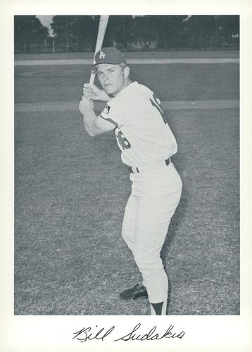 1969 Danny Goodman Los Angeles Dodgers Set C #NNO Bill Sudakis Front