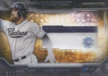 2015 Topps Strata - Clearly Authentic Relics Black #CARC-DN Derek Norris Front