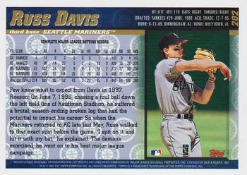 1998 Topps #202 Russ Davis Back