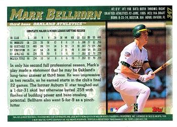 1998 Topps #347 Mark Bellhorn Back