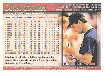 1998 Topps #419 John Smiley Back