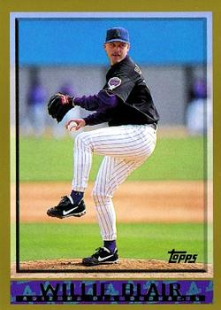 1998 Topps #423 Willie Blair Front