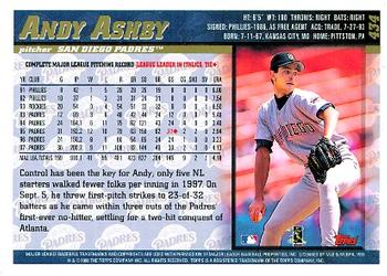 1998 Topps #434 Andy Ashby Back