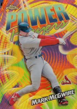 2000 Topps Chrome - Power Players Refractors #P3 Mark McGwire  Front
