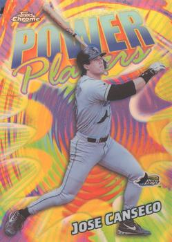 2000 Topps Chrome - Power Players Refractors #P9 Jose Canseco  Front